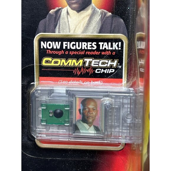 Star Wars Episode I Mace Windu Action Figure With Lightsaber & Jedi Cloak 1998 - Picture 3 of 6